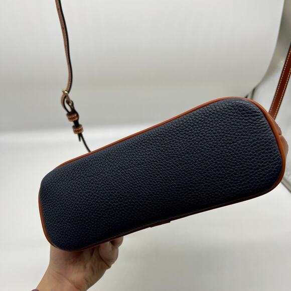 Dooney & Bourke Pebble Leather Crossbody Bags Midnight Blue - Picture 8 of 13